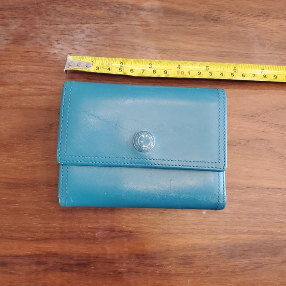 Teal Coach wallet - Picture 3 of 6